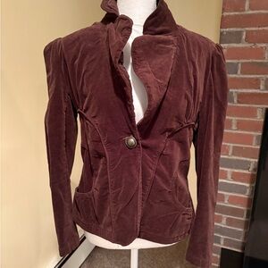 Luii Velour Short Blazer Size L